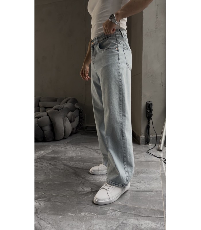 Yeni Sezon Yüksek Kalite Baggy Kot Pantolon